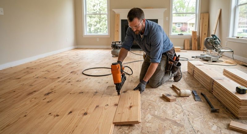 Pine Floor Installation in Phoenix, AZ