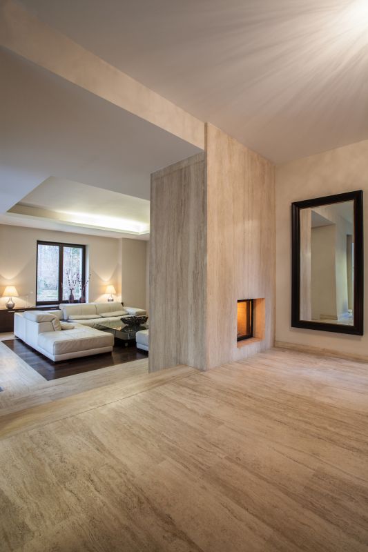 Travertine Floor Installation in Fredericksburg, VA