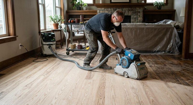 Ash Floor Refinishing in Olathe, KS
