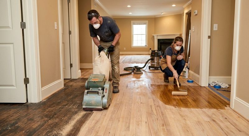 Birch Floor Refinishing in Overland Park, KS