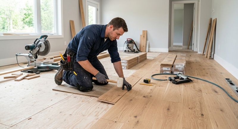 Hardwood Floor Installation in Manassas, VA