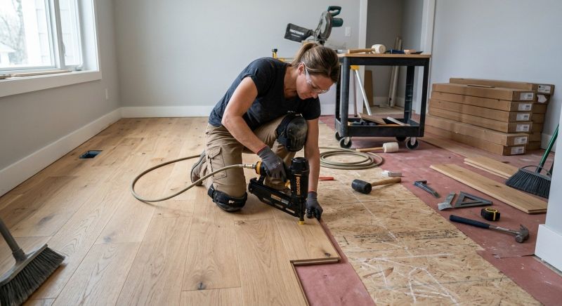 Hardwood Floor Installation in Fort Worth, TX