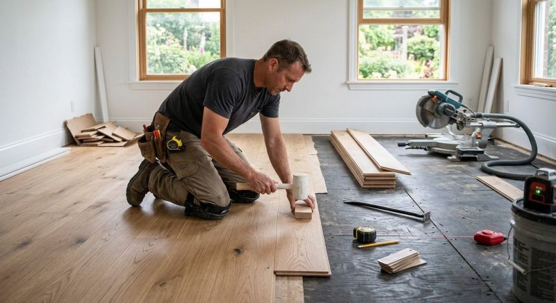 Hardwood Floor Installation in Fort Worth, TX