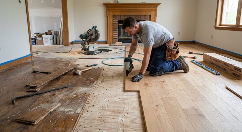 Hardwood Floor Renovation in Manassas, VA