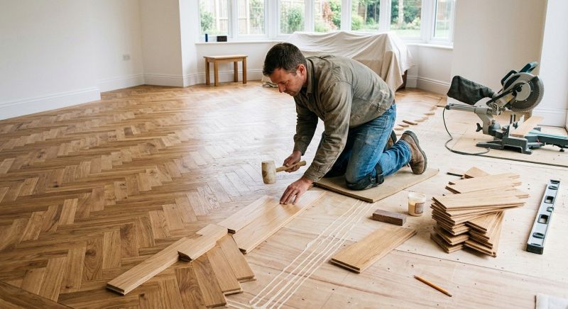 Hickory Floor Installation in Austin, TX