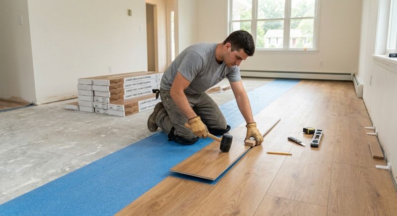 Lvp Flooring Installation in Frisco, TX