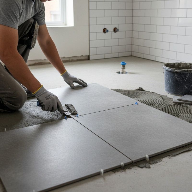 Mosaic Tile Floor Installation in Alexandria, VA