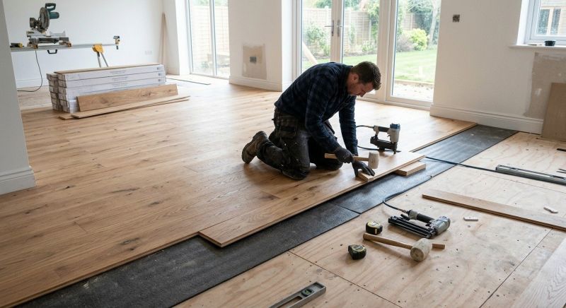 Oak Floor Installation in Austin, TX