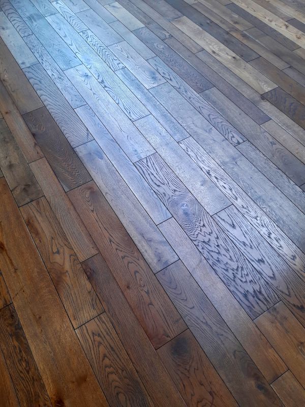 Completed Restoration of Oak Flooring