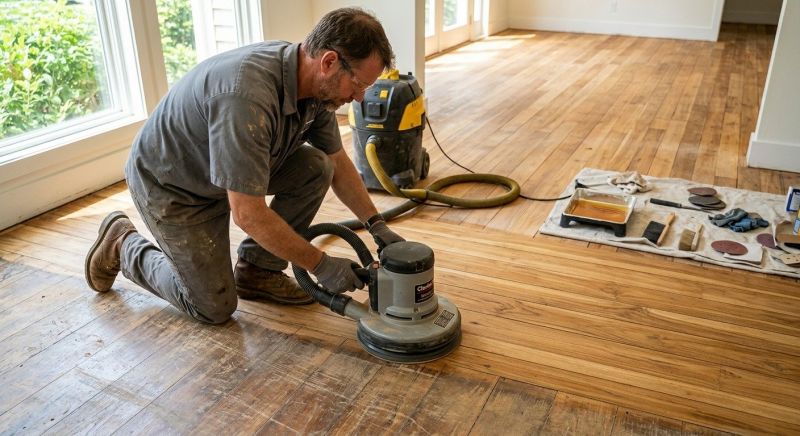 Parquet Floor Refinishing in Overland Park, KS