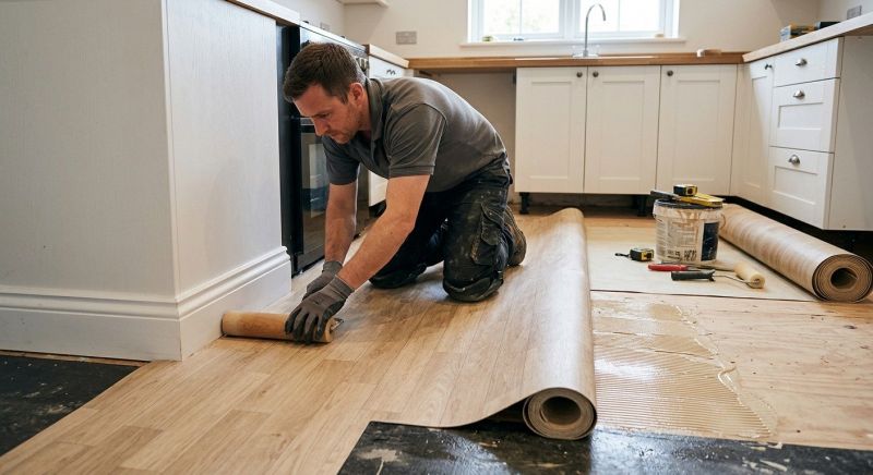 Sheet Linoleum Installation in Fort Worth, TX