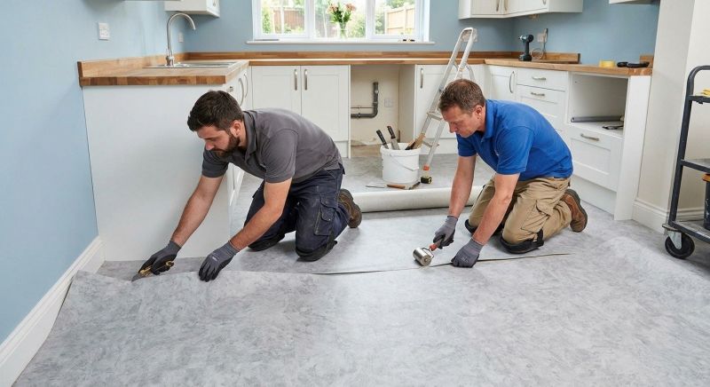 Sheet Linoleum Installation in San Antonio, TX