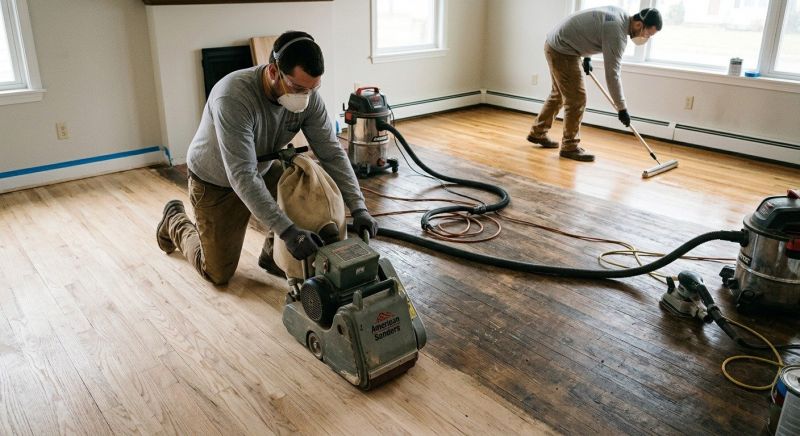 Walnut Floor Refinishing in Olathe, KS