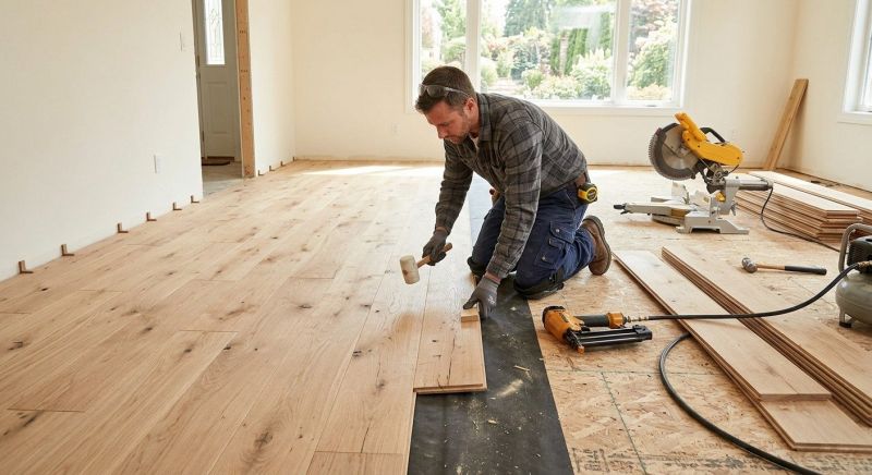 White Oak Floor Installation in Phoenix, AZ