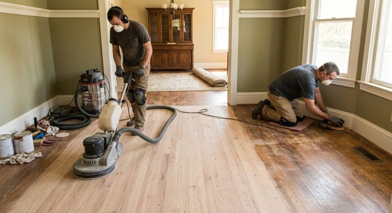 Wood Floor Refinishing in Alpharetta, GA
